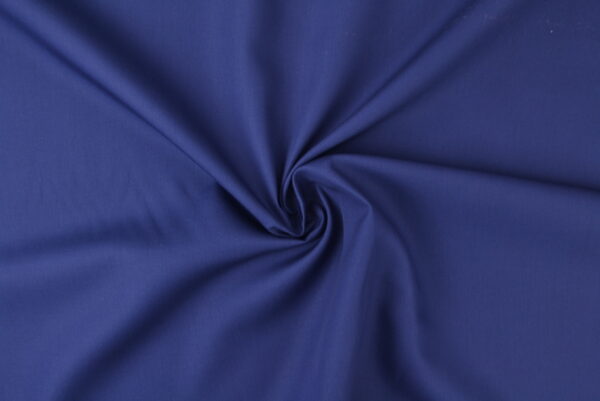 Biologisch poplin katoen - Marineblauw