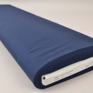 Stretch poplin katoen - Marineblauw - Rol