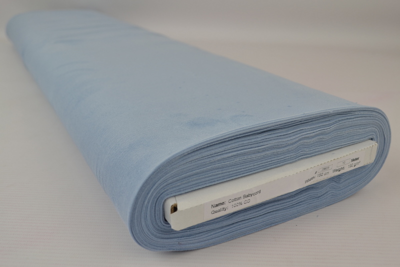 Babycord – Lichtblauw – Rol