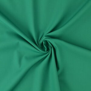 Stretch poplin katoen - Groen