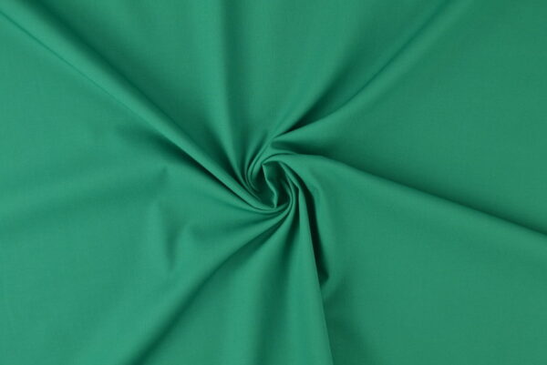 Stretch poplin katoen - Groen