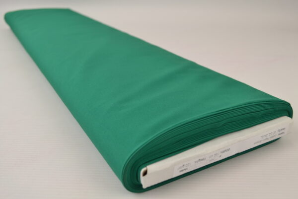 Stretch poplin katoen - Groen - Rol