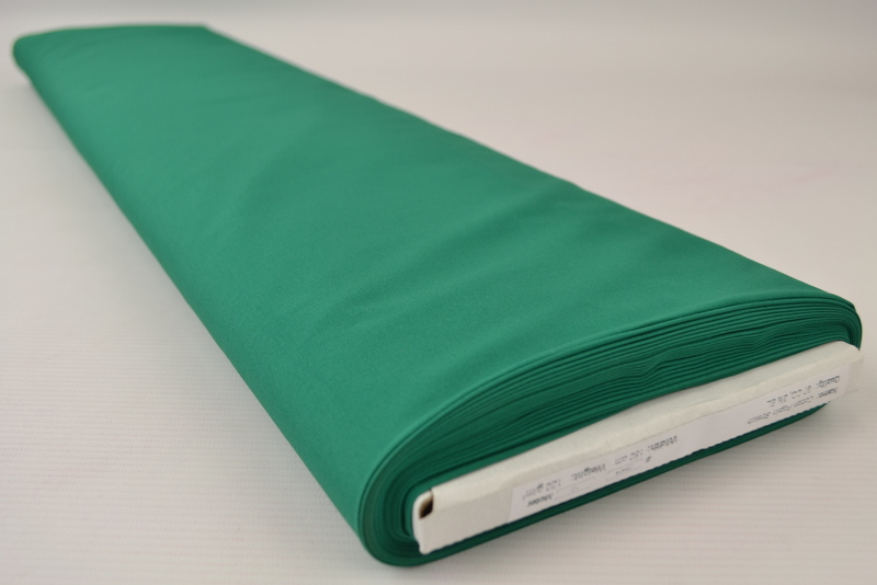 Stretch poplin katoen – Groen – Rol