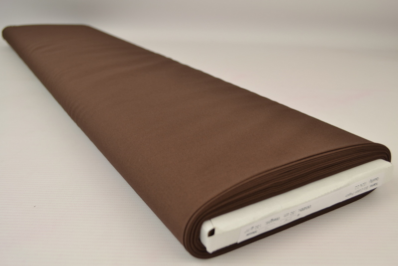 Biologisch poplin katoen – Bruin – Rol