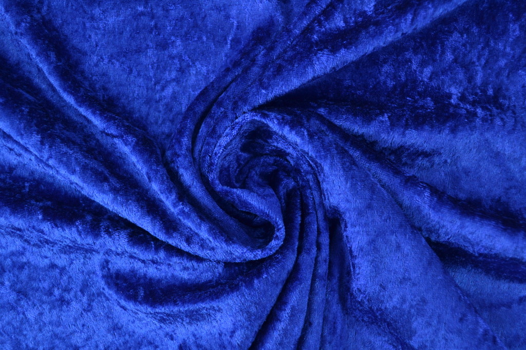 Velours de panne – Donkerblauw