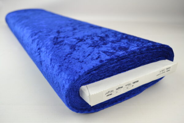 Velours de panne - Donkerblauw - Rol