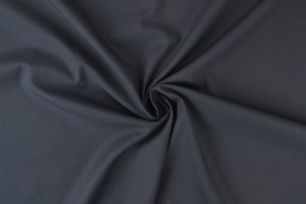 Stretch poplin katoen - Antraciet