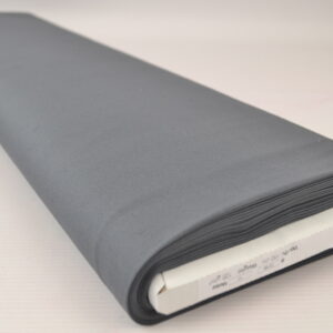 Stretch poplin katoen - Donkergrijs - Rol