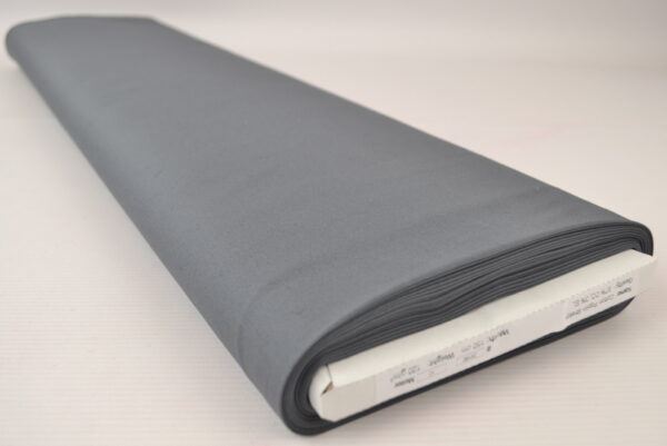 Stretch poplin katoen - Donkergrijs - Rol
