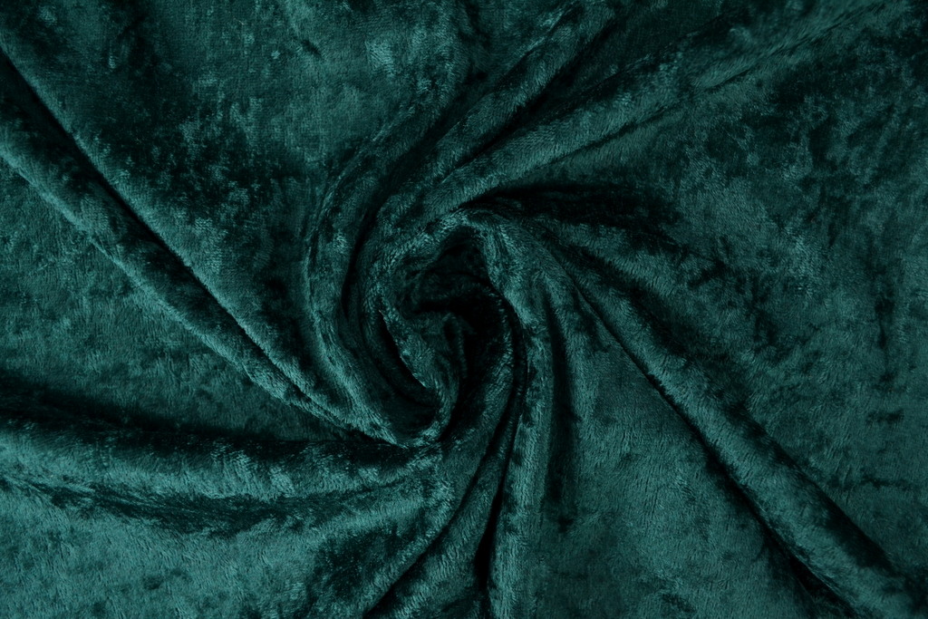 Velours de panne - Donkergroen