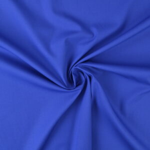Stretch poplin katoen - Blauw