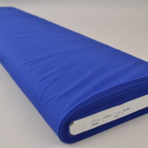 Stretch poplin katoen - Blauw - Rol
