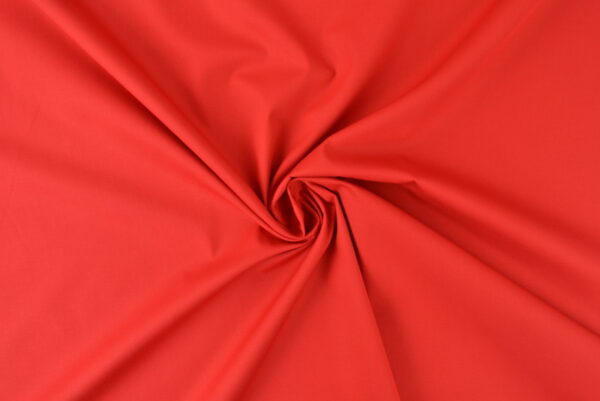 Stretch poplin katoen - Rood