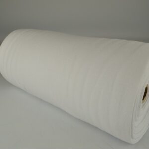 Rib boordstof - Wit - Rol