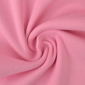 Rib boordstof - Roze