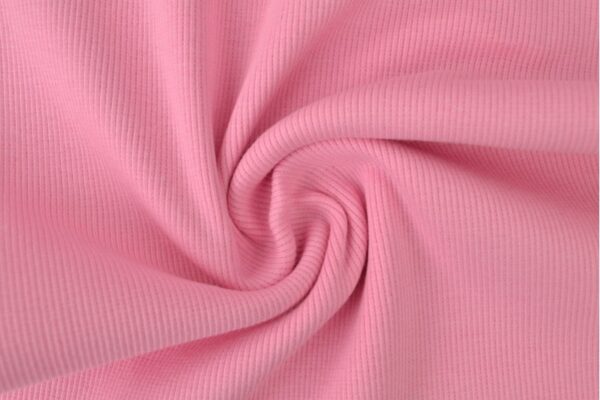 Rib boordstof - Roze