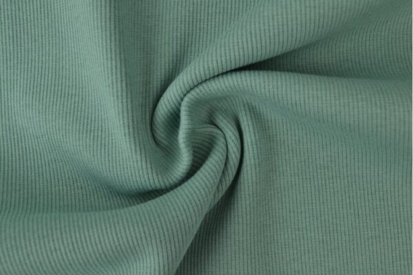 Rib boordstof - Oud groen