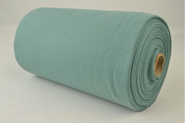 Rib boordstof - Oud groen - Rol