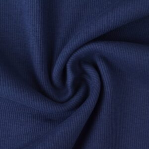 Rib boordstof - Marineblauw