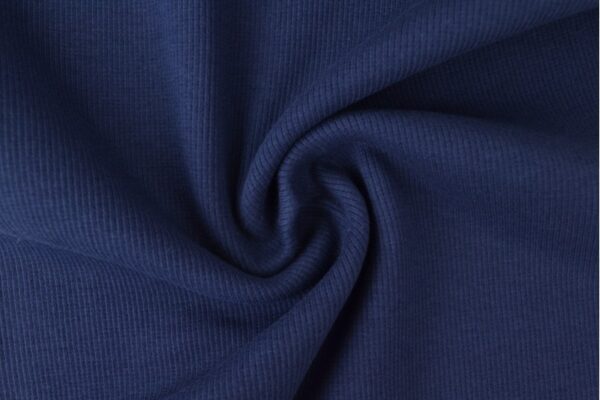 Rib boordstof - Marineblauw