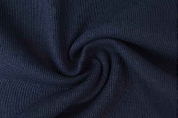 Rib boordstof - Donker marineblauw