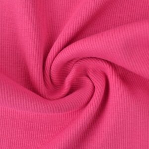Rib boordstof - Fuchsia
