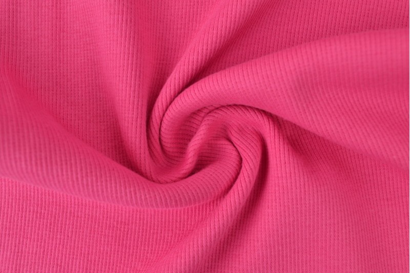 Rib boordstof – Fuchsia
