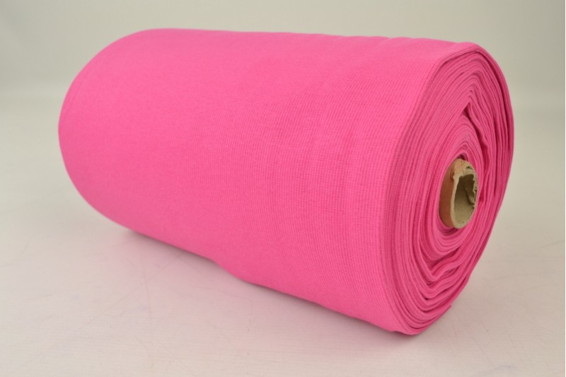 Rib boordstof – Fuchsia – Rol