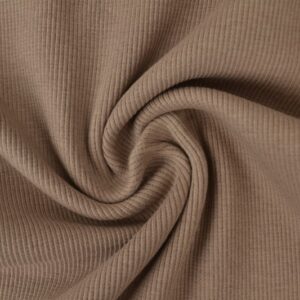 Rib boordstof - Taupe