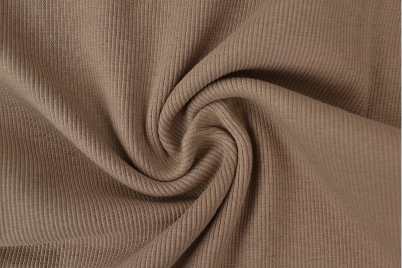 Rib boordstof - Taupe
