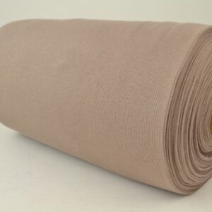 Rib boordstof - Taupe - Rol