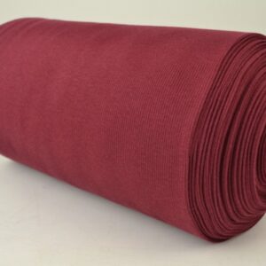 Rib boordstof - Bordeaux rood - Rol