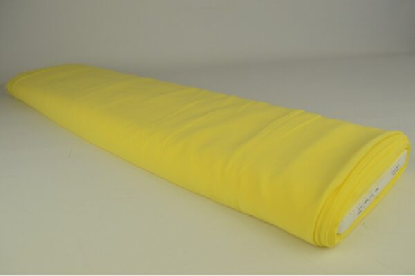 Chiffon stof - Licht geel - Rol