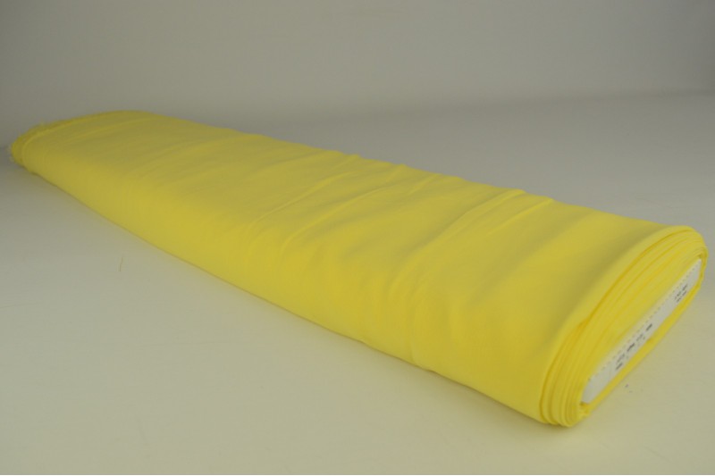 Chiffon stof – Licht geel – Rol