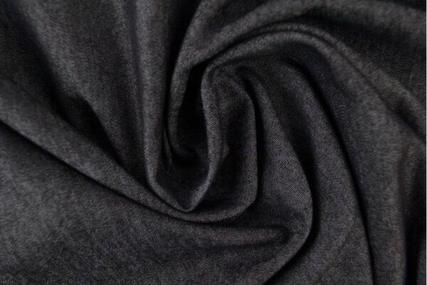 Denim chambray gewassen - Zwart