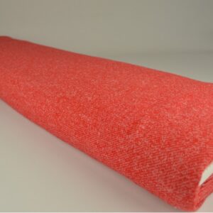 French terry melange viscose - Rood - Rol