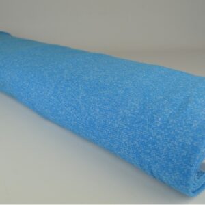 French terry melange viscose - Aqua blauw - Rol