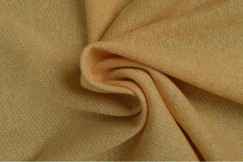 French terry melange viscose - Champagne