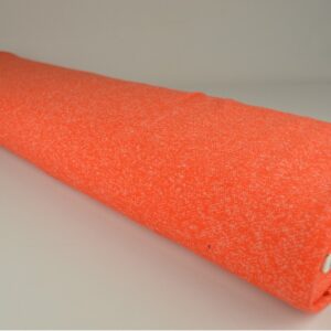 French terry melange viscose - Donker oranje - Rol