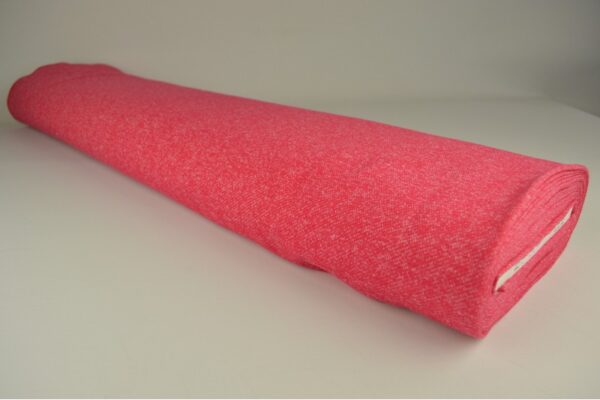 French terry melange viscose - Roze - Rol