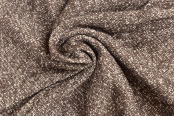 French terry melange viscose - Bruin