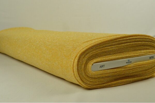 Jersey lurex - Geel - Rol