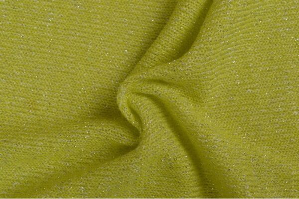 Jersey lurex - Limoengroen