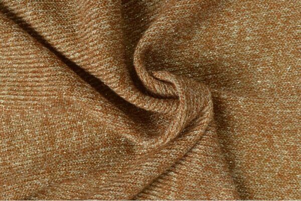 Jersey lurex - Lichtbruin