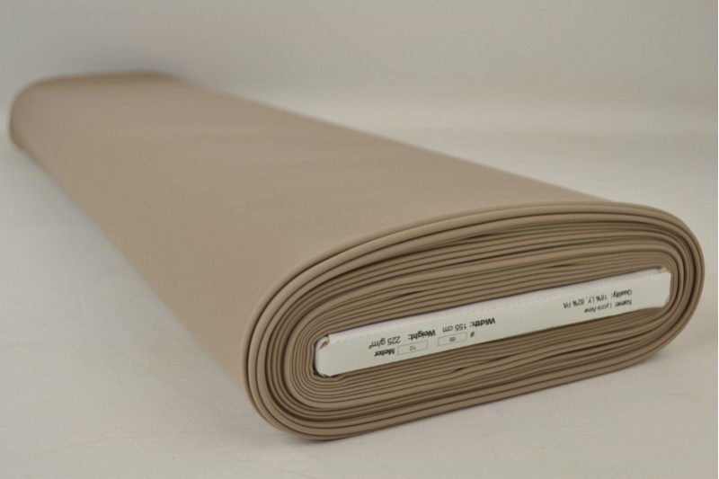 Lycra stof – Taupe – Rol