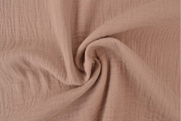 Mousseline stof - Dusty roze