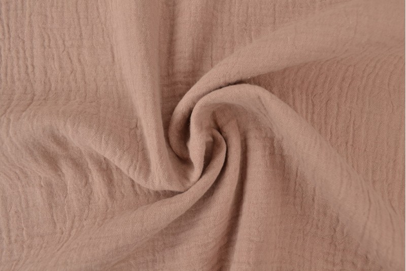 Mousseline stof – Dusty roze
