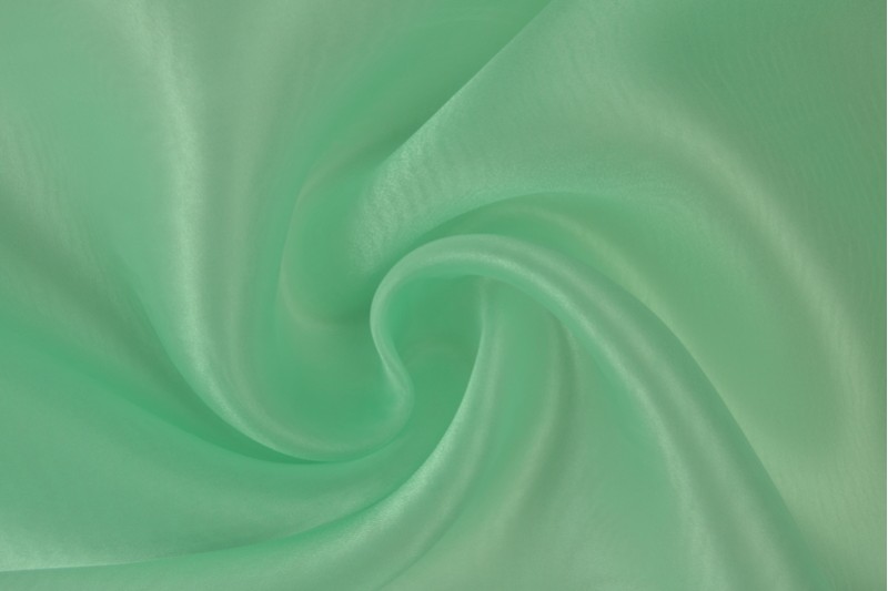 Organza stof - Licht mint