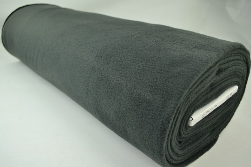 Fleece stof – Antraciet – Rol