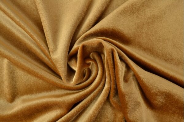 Velvet stof - Goud